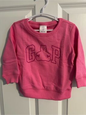 Gymboree Pink Teddy Logo Sweatshirt